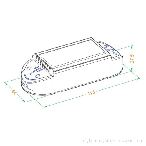 Dimmable 700mA LED driver for panel light